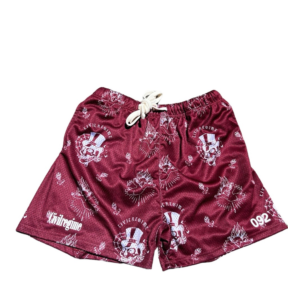 Civil Regime Mesh Shorts Mens Size medium